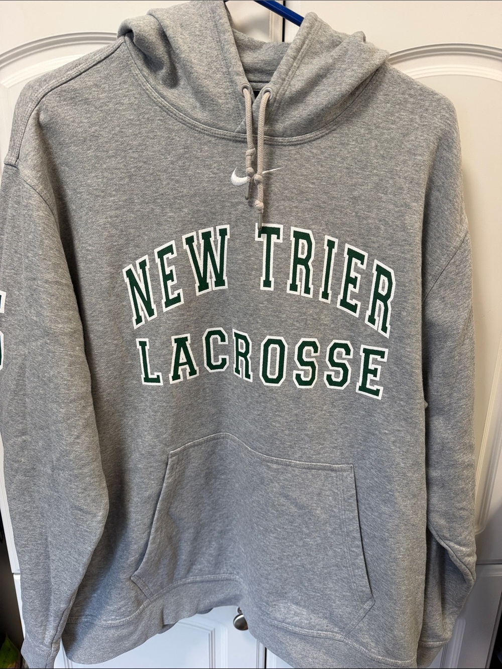 Nike XL New Trier lacrosse hoodie  gray XL